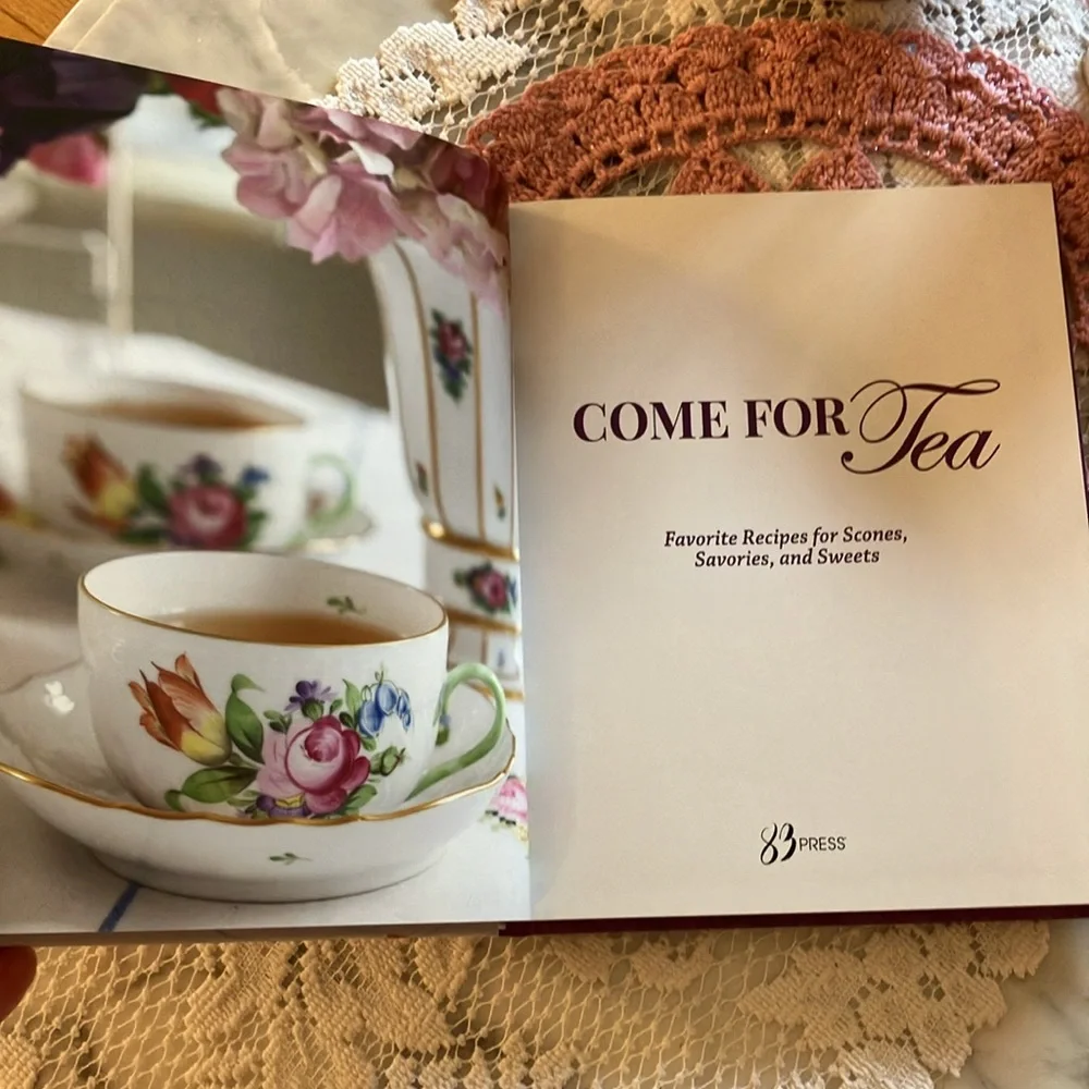 NWOT Gorgeous “Come for Tea” 🫖 Recipe Book - Picture 3 of 12